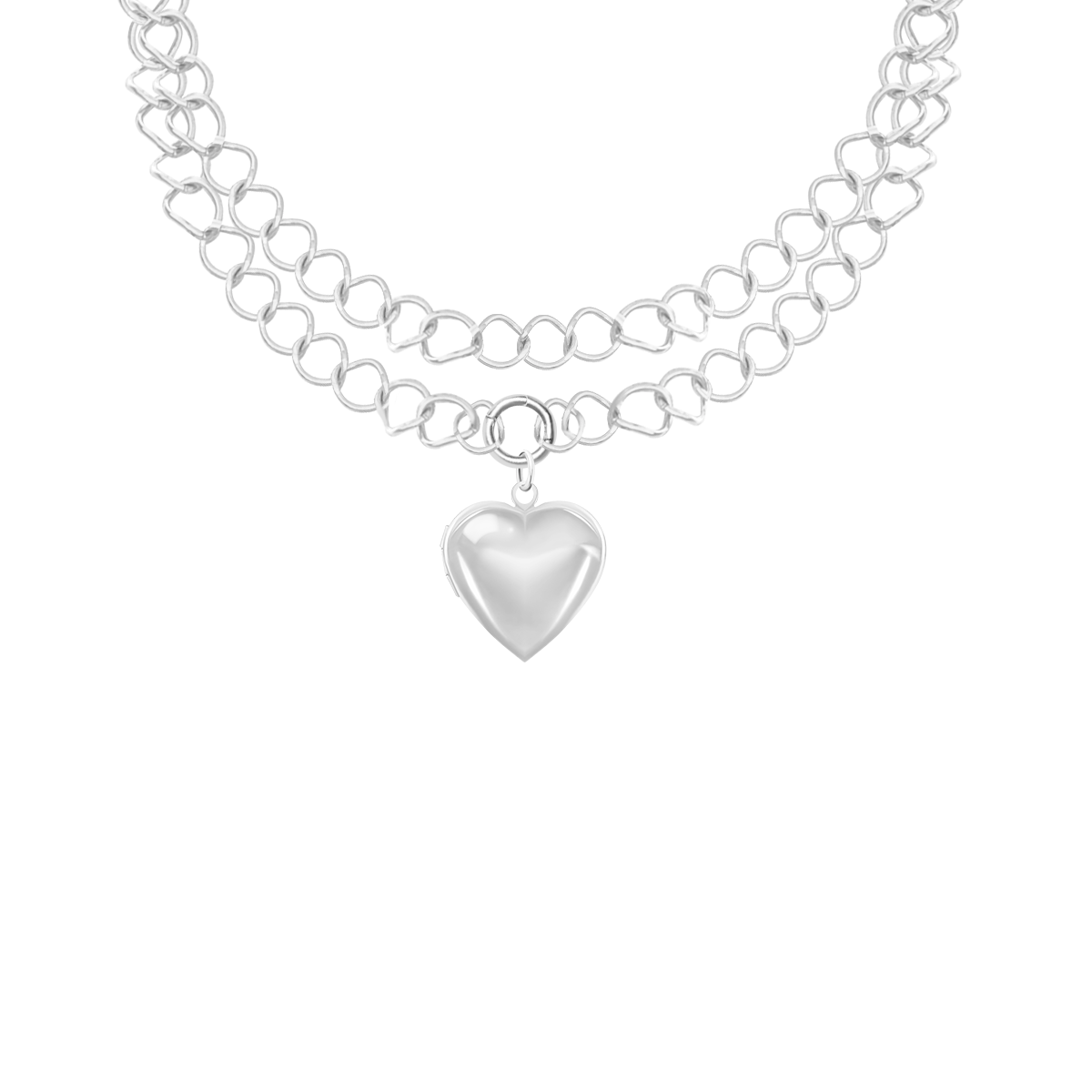 Body Chain No.1 z Puzderkiem posrebrzany