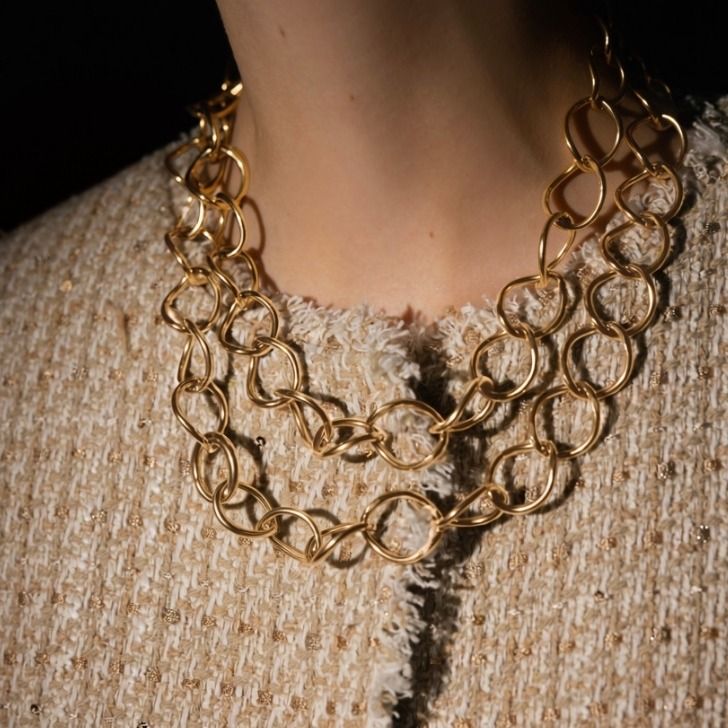 Body Chain No.1, pozłacany