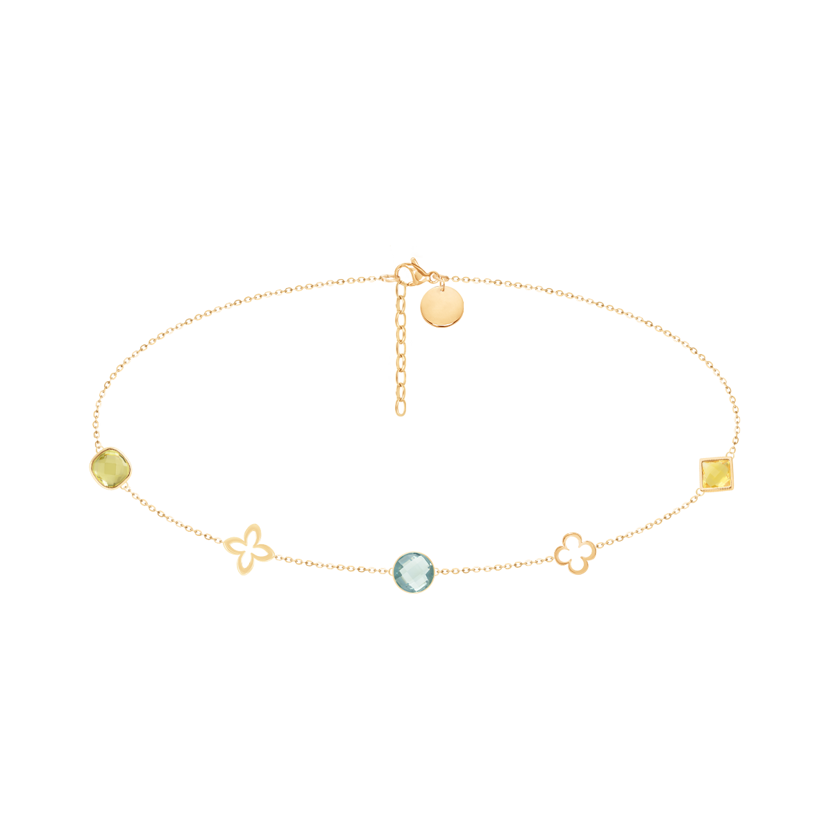 Choker Biarritz z kamieniami szlachetnymi