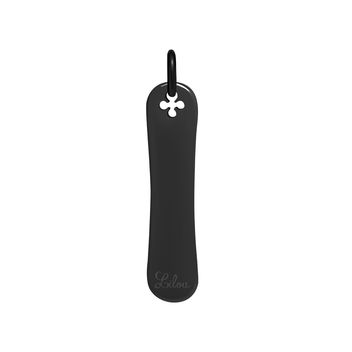 Zawieszka Wisząca Snowboard, 3,3 cm czarna