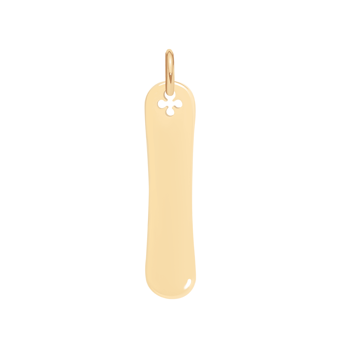 Zawieszka Wisząca Snowboard, 3,3 cm pozłacana