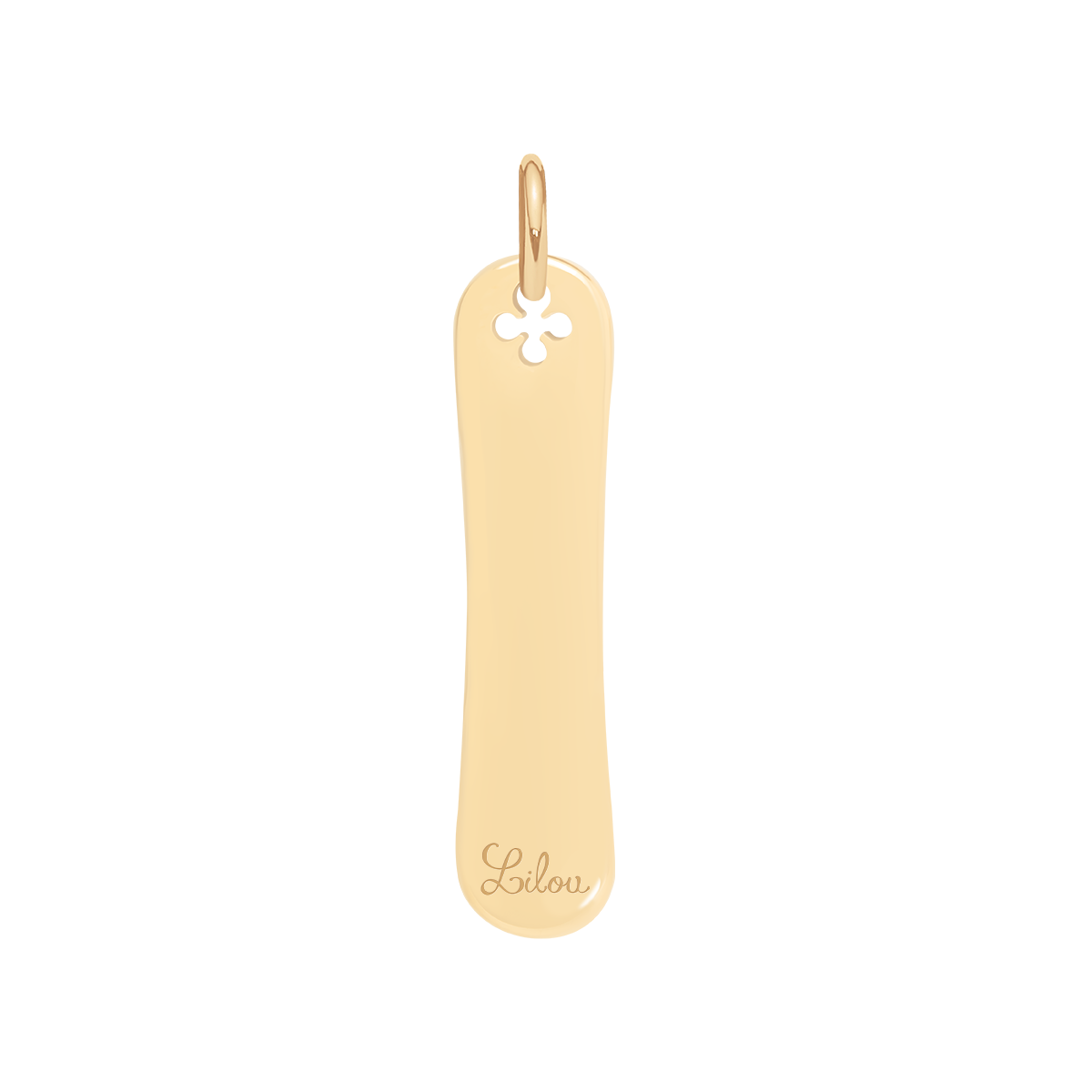 Zawieszka Wisząca Snowboard, 3,3 cm pozłacana