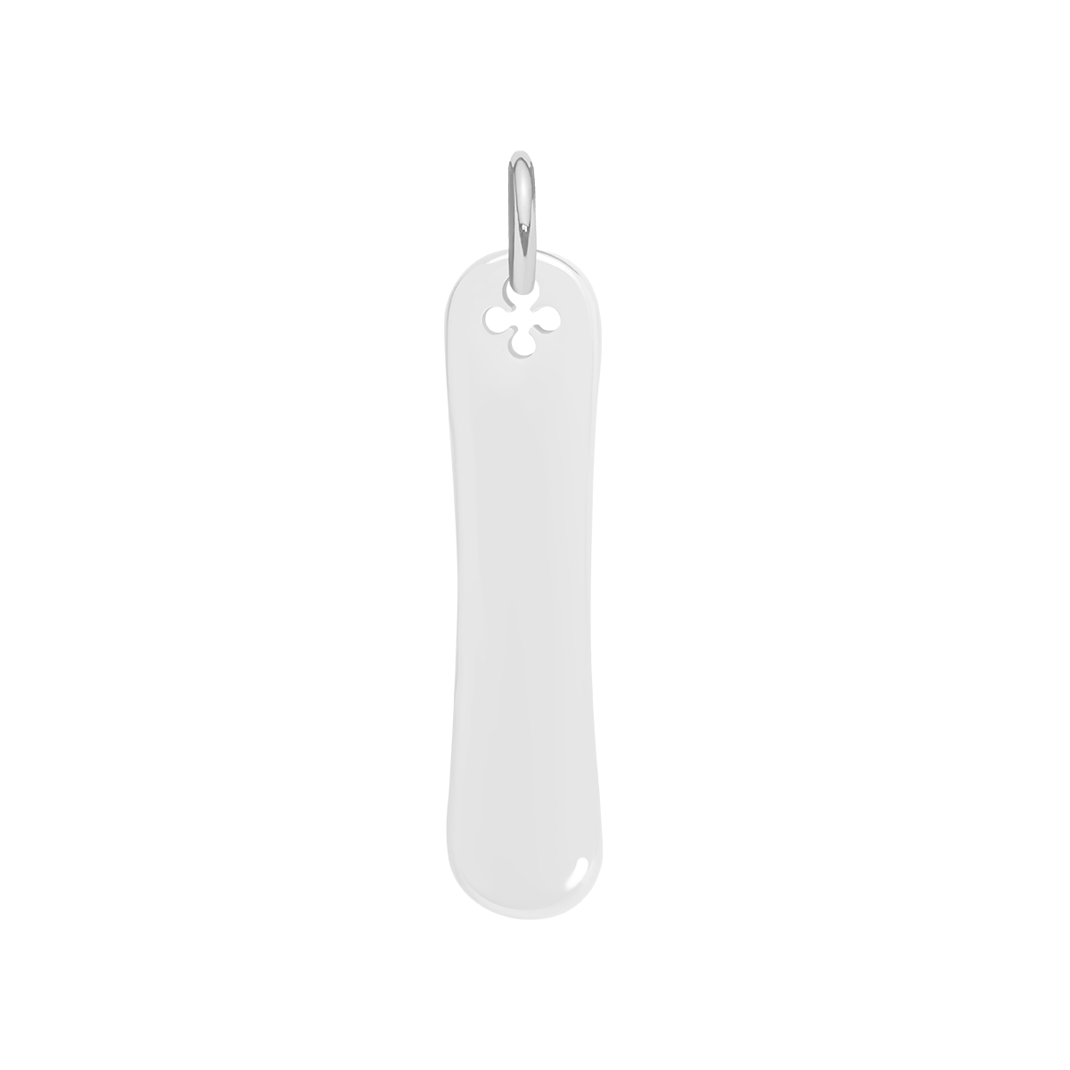 Zawieszka Wisząca Snowboard, 3,3 cm posrebrzana