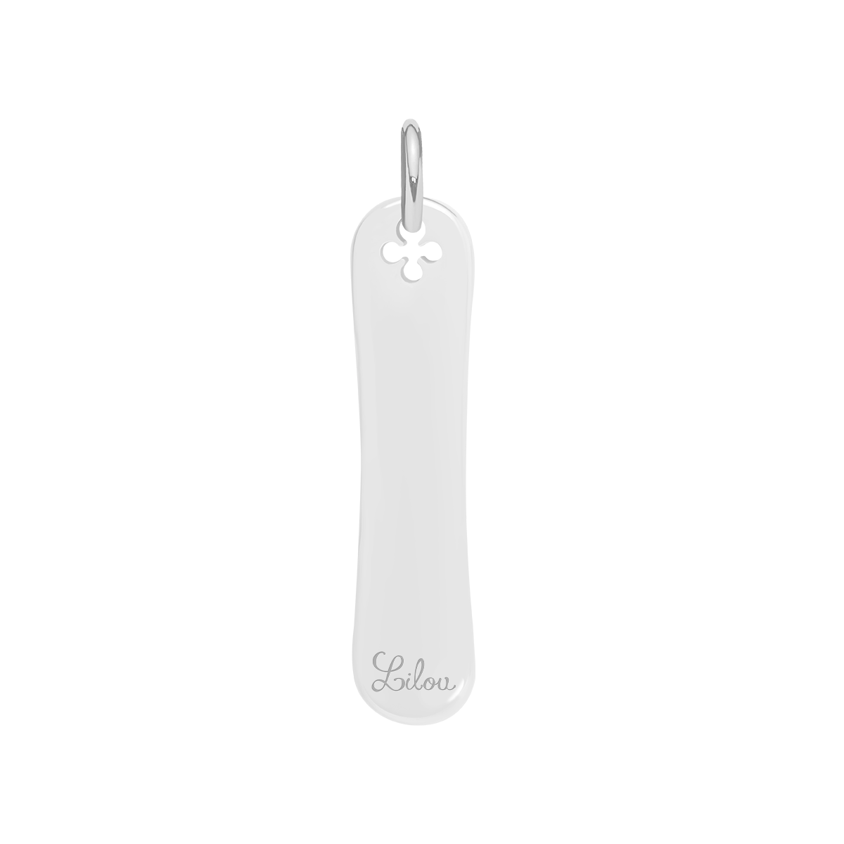 Zawieszka Wisząca Snowboard, 3,3 cm posrebrzana