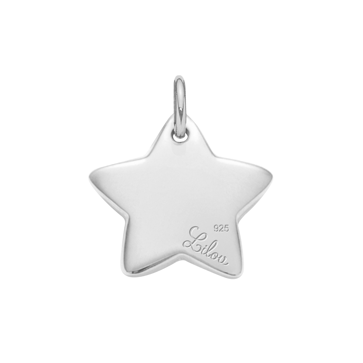 Zawieszka Gwiazdka 1,5 cm srebrna