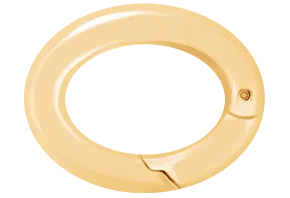 Zapięcie owalne 1,5 cm, pozłacane